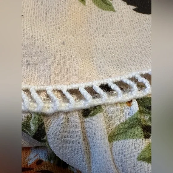 Umgee Rehab USA Floral Short Ruffle Sleeves Button Closure Dress SZ XL - Picture 9 of 11